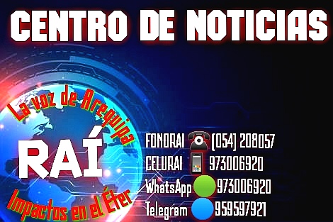 CENTRO DE NOTICIAS RAITV                                                 TODOS LOS DIAS MAÑANA,TARDE,NOCHE