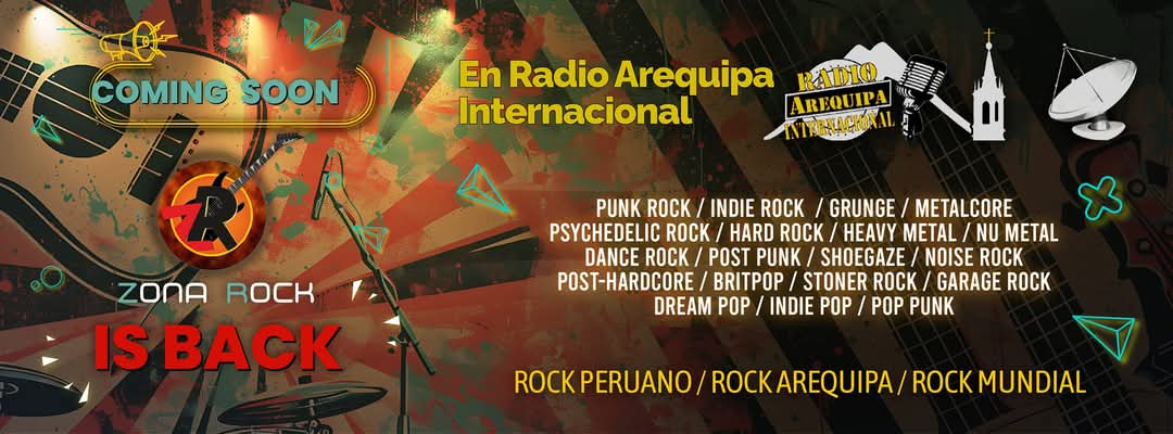 ZONA ROCK CON ALFONSO RAUL DE LUNES A DOMINGO A LAS 20: 00 PM